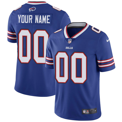 Youth Buffalo Bills Customized Royal Blue Team Color Vapor Untouchable NFL Stitched Jersey